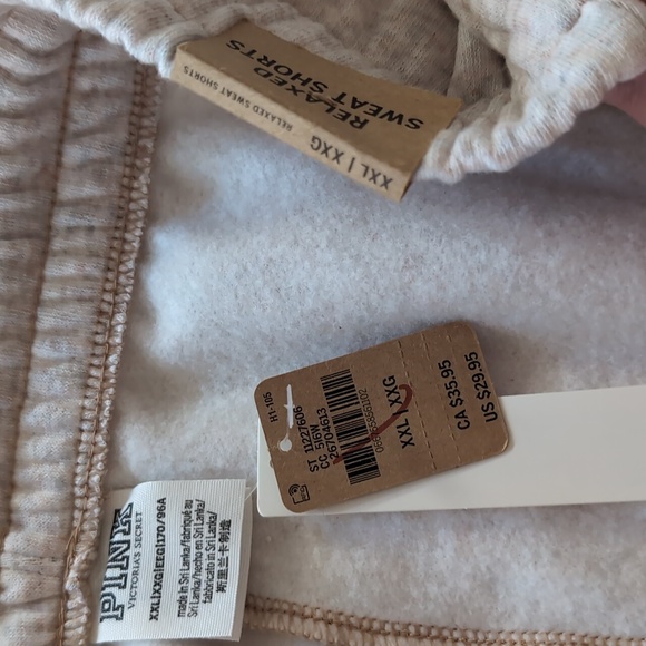 Pink relaxed sweat shorts - Picture 3 of 3